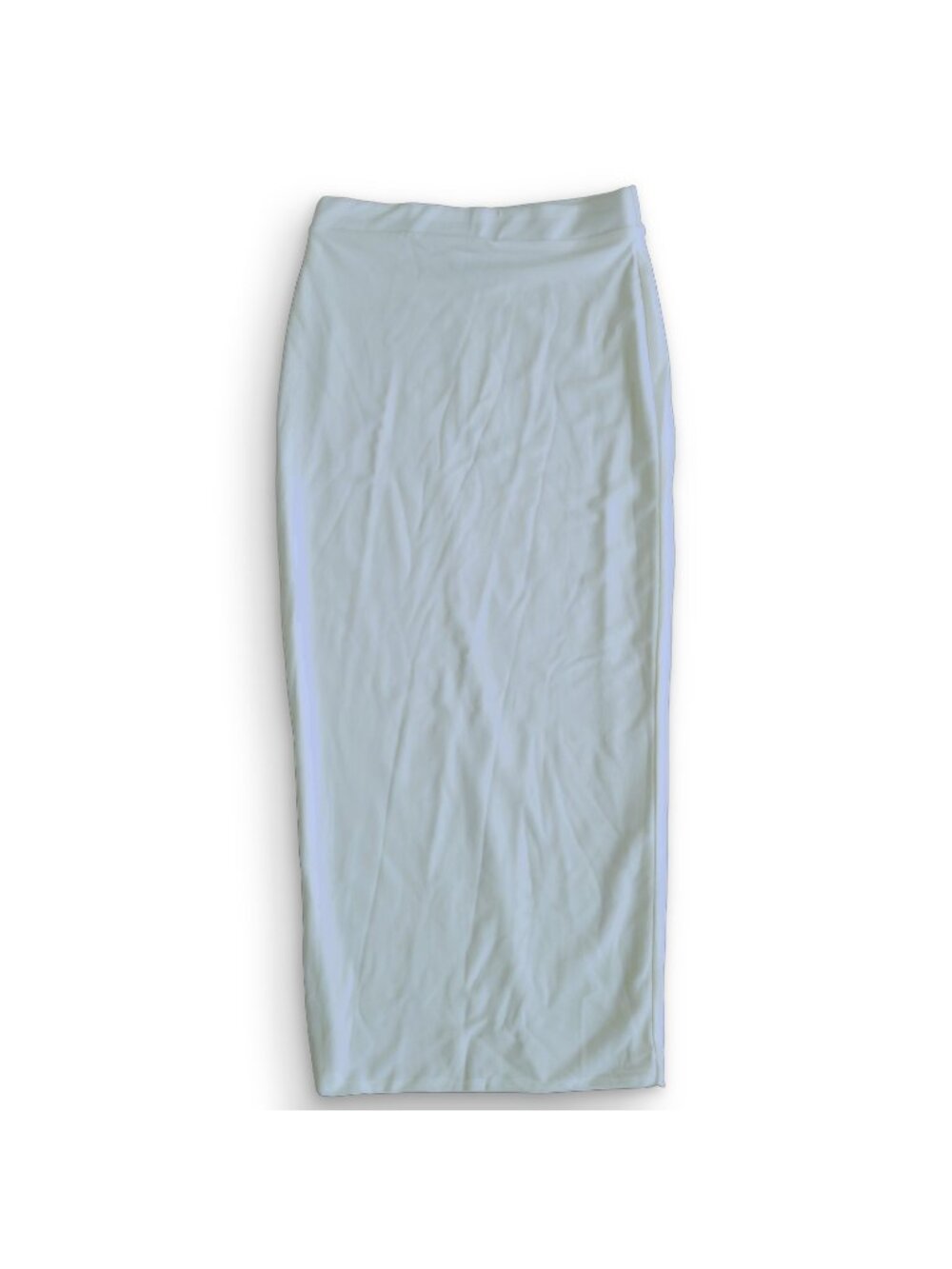 BADBLOOD White Bodycon Midi Long Skirt (S)